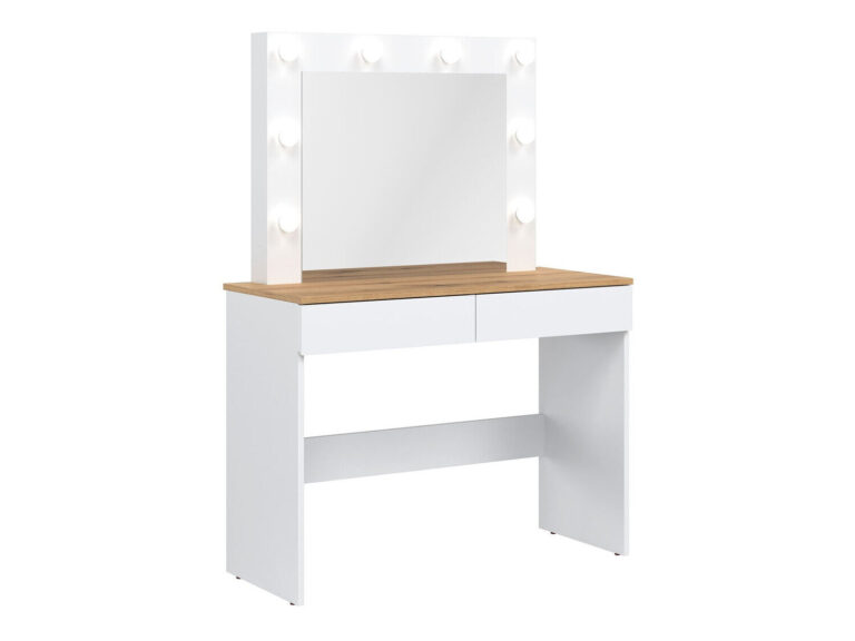 Dressing table Catelbi 113 (White + Oak)
