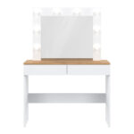 Dressing table Catelbi 113 (White + Oak)