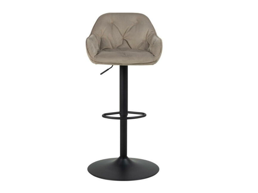 Bar stool Norsica 776 (Black + Beige)