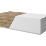 Coffee table Comfivo Daldune (White + Wotan Oak)