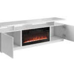 TV stand Figura I (White + Glossy white)
