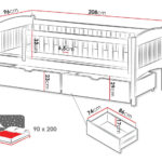 Bed Vista 112 (Grey)