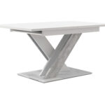 Table Decium (White + Concrete)