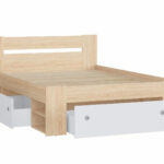 Bed Novsore 128 (Sonoma oak)