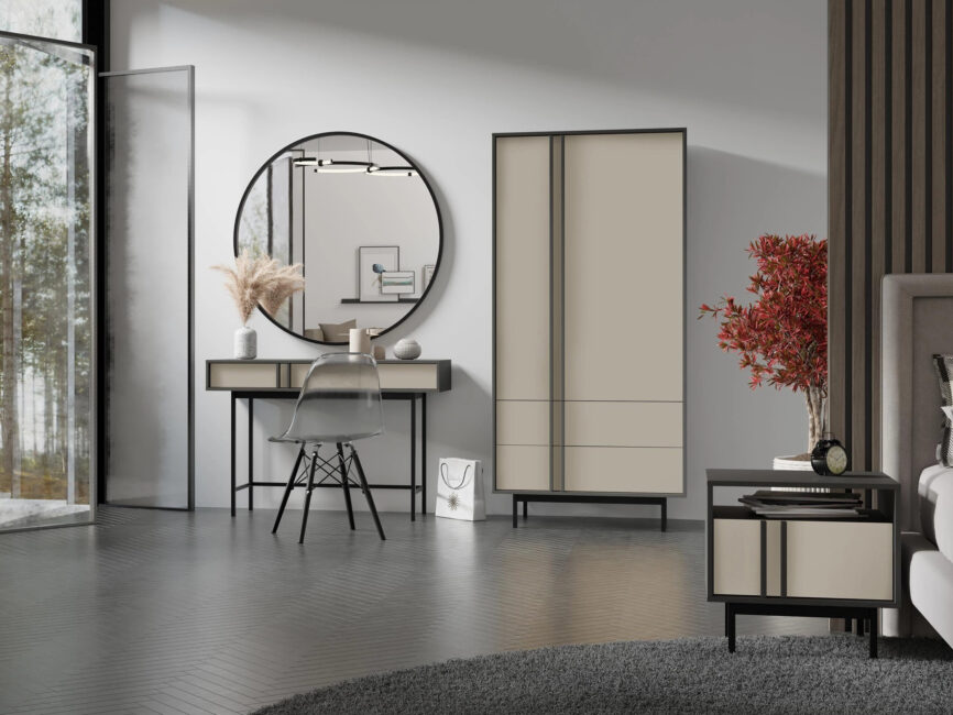 Bedside table Levali 112 (Beige)