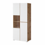 Bookcase Alfere 110 (Wotan Oak + White)