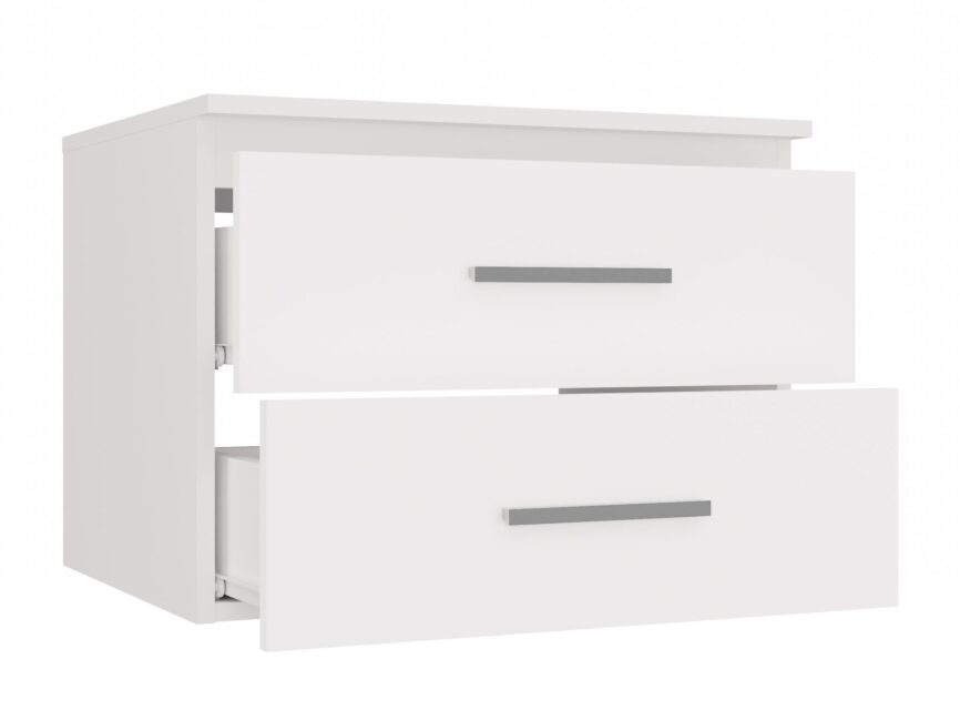 Wall-mounted bathroom cabinet for washbasin Nolmaru 112 (White)