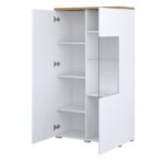 Bookcase Baletu 108 (White + Oak)