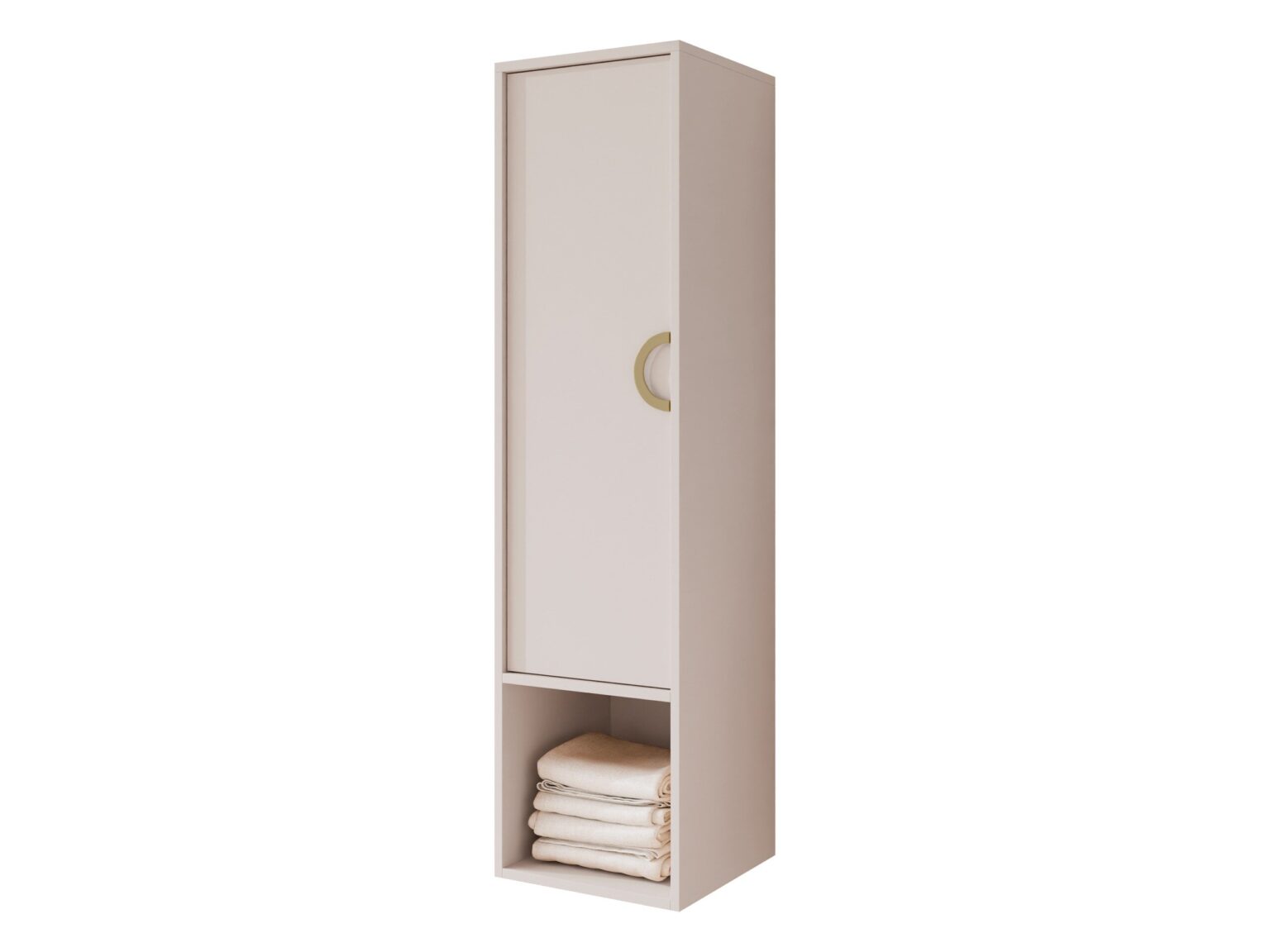 Wall-mounted bathroom cabinet Sodalis (Cashmere)