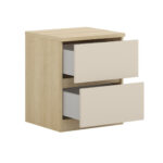 Bedside table Nolcala 108 (Oak + Beige)
