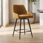 Counter stool Anaheim 132 (Mustard)