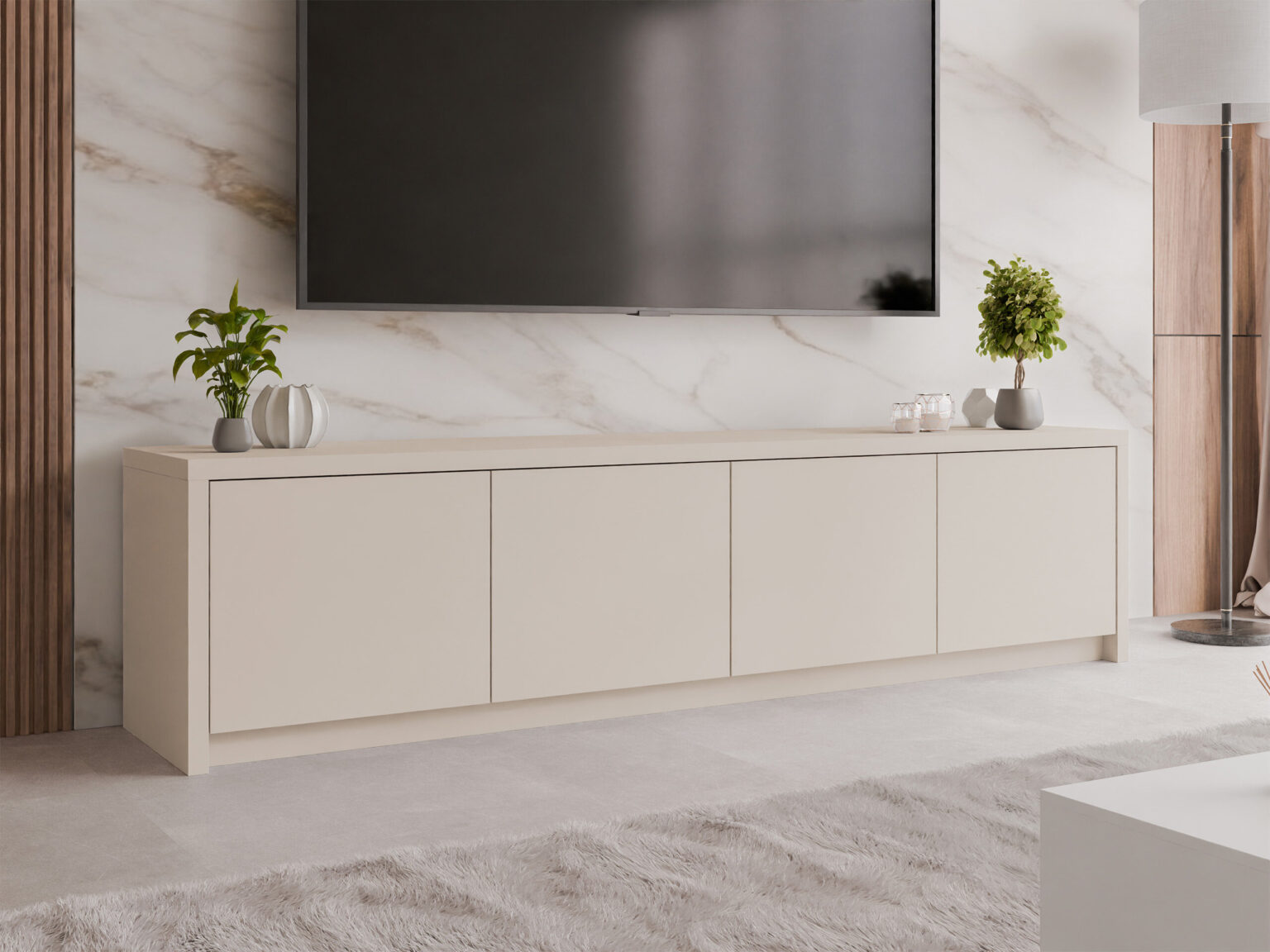 TV stand Lectio (Beige)