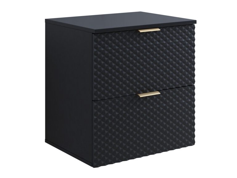 Wall-mounted bathroom cabinet for washbasin Liretu 106 (Black)