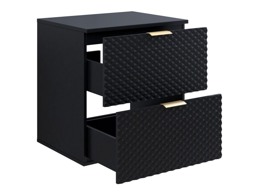 Wall-mounted bathroom cabinet for washbasin Liretu 106 (Black)
