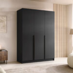 Wardrobe Closico Decoron I (Black)