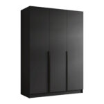 Wardrobe Closico Decoron I (Black)