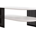 Coffee table Civer VI (Black + White)