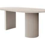 Table Cupedo (Light travertine + Beige)