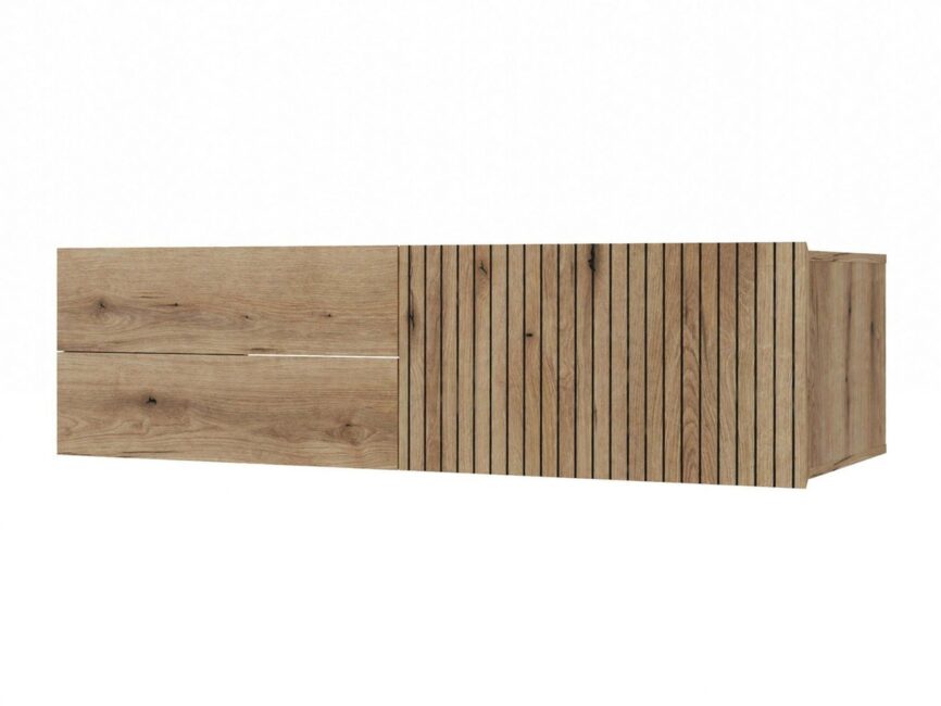 Wall-mounted bathroom cabinet for washbasin Mandeville 363 (Oak)