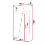 Wardrobe Hartford 633 (White)