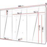 Wardrobe Hartford 642 (Walnut)