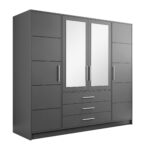 Wardrobe Dortivu (Graphite)
