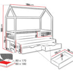 Bed Henderson 166 (White)