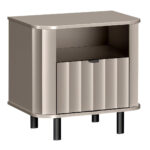 Bedside table Larala 107 (Grey beige)