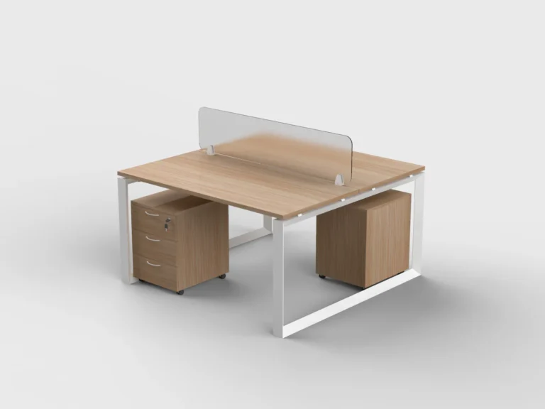 Modena Cluster of 2 Face-to-Face Workstations
