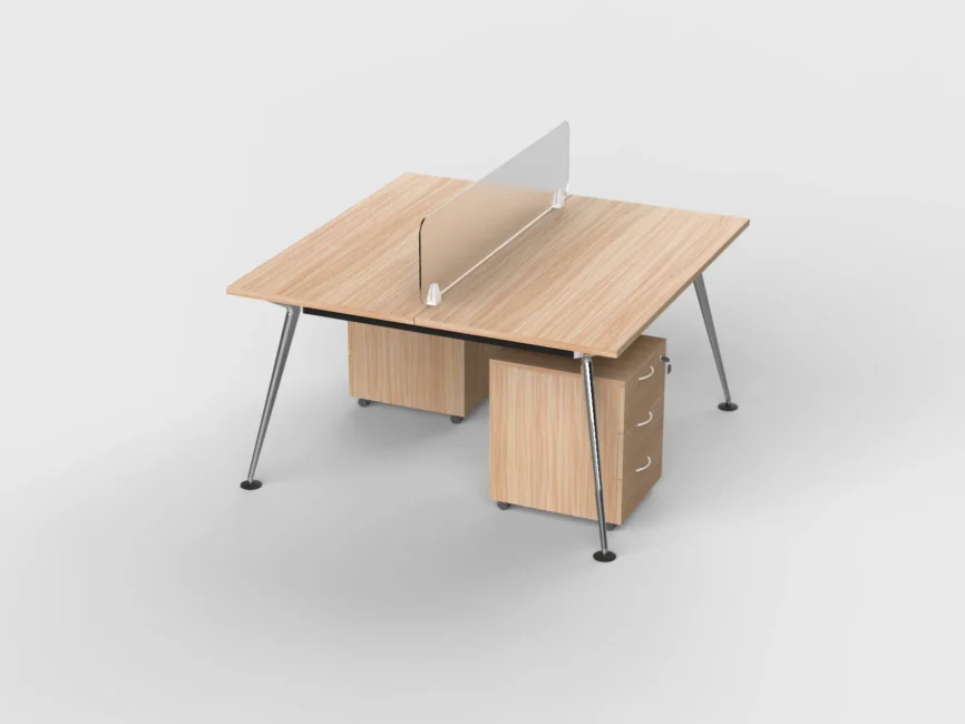 Napoli Cluster of 2 Face-to-Face Workstations