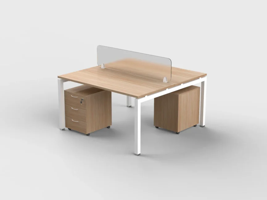 Parma Cluster of 2 Face-to-Face Workstations