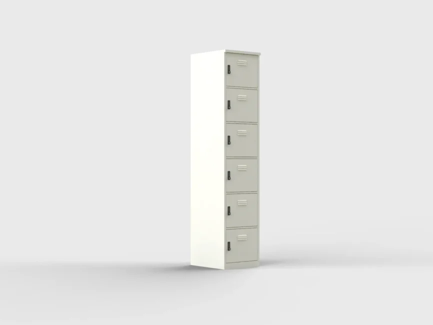 Steel Metal Storage Locker – Six Doors
