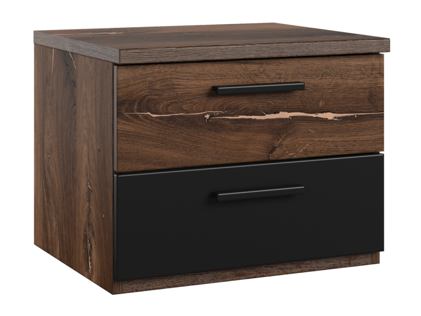 Bedside Table Felelie 101 Tamus Flagstaf Oak Copper image 1