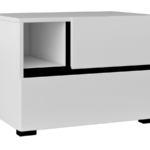 Bedside Table Alfere 120 White