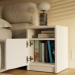 Bedside Table Mandeville 305 White image 3