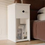 Bedside Table Mandeville 409 White image 2