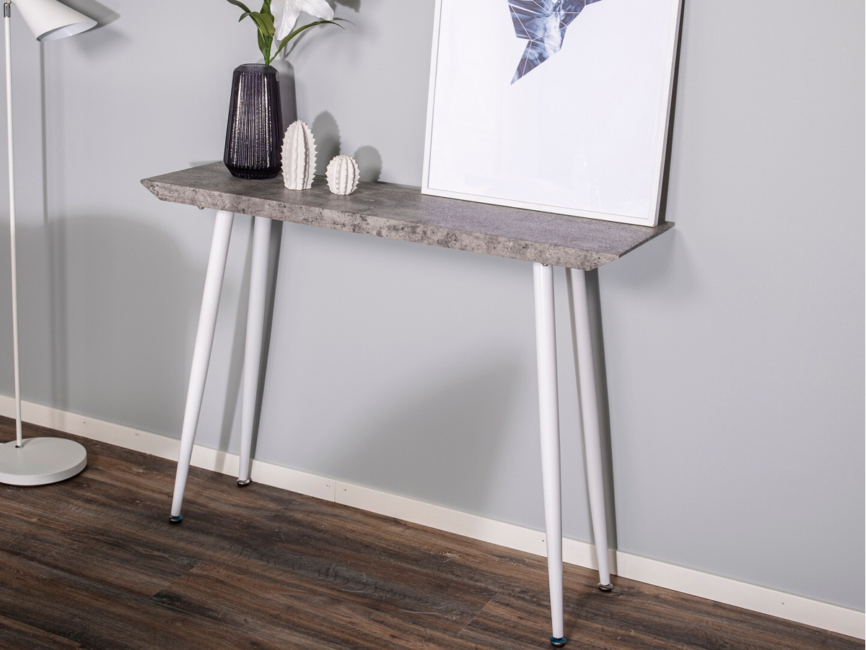 Console Table Dallas 226 Concrete White image 2