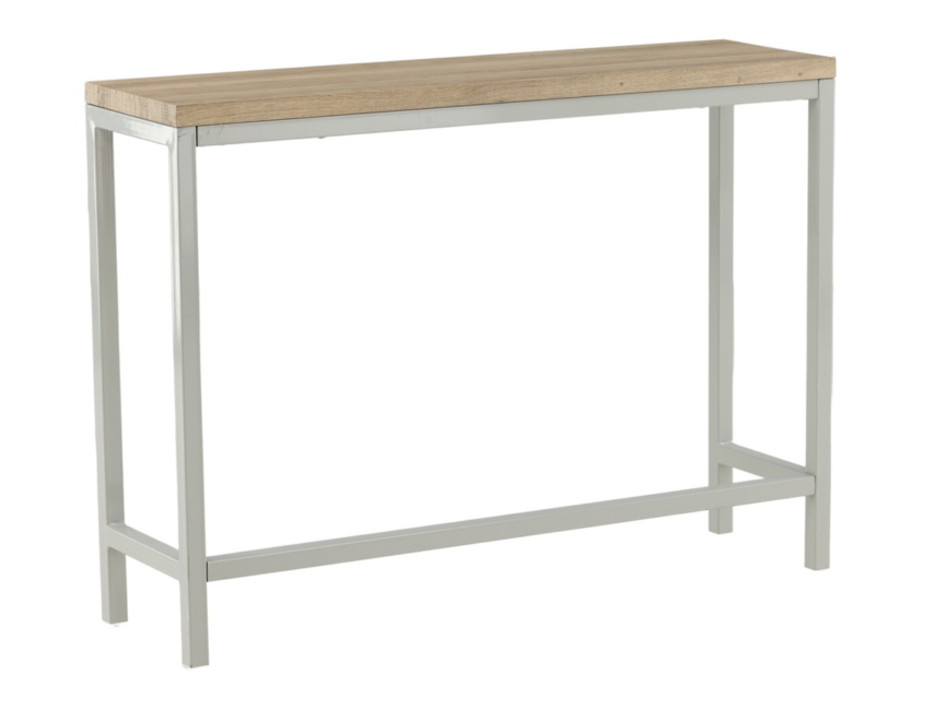 Console Table Dallas 2468 Grey Light Wood image 1