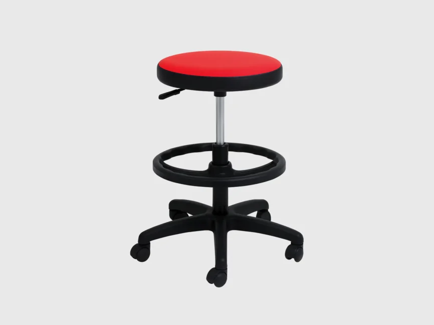 ROUND - Height-Adjustable Swivel Stool product image 1