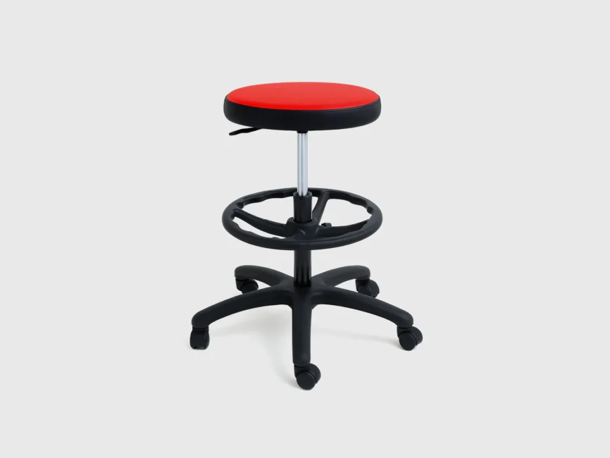 ROUND - Height-Adjustable Swivel Stool product image 2