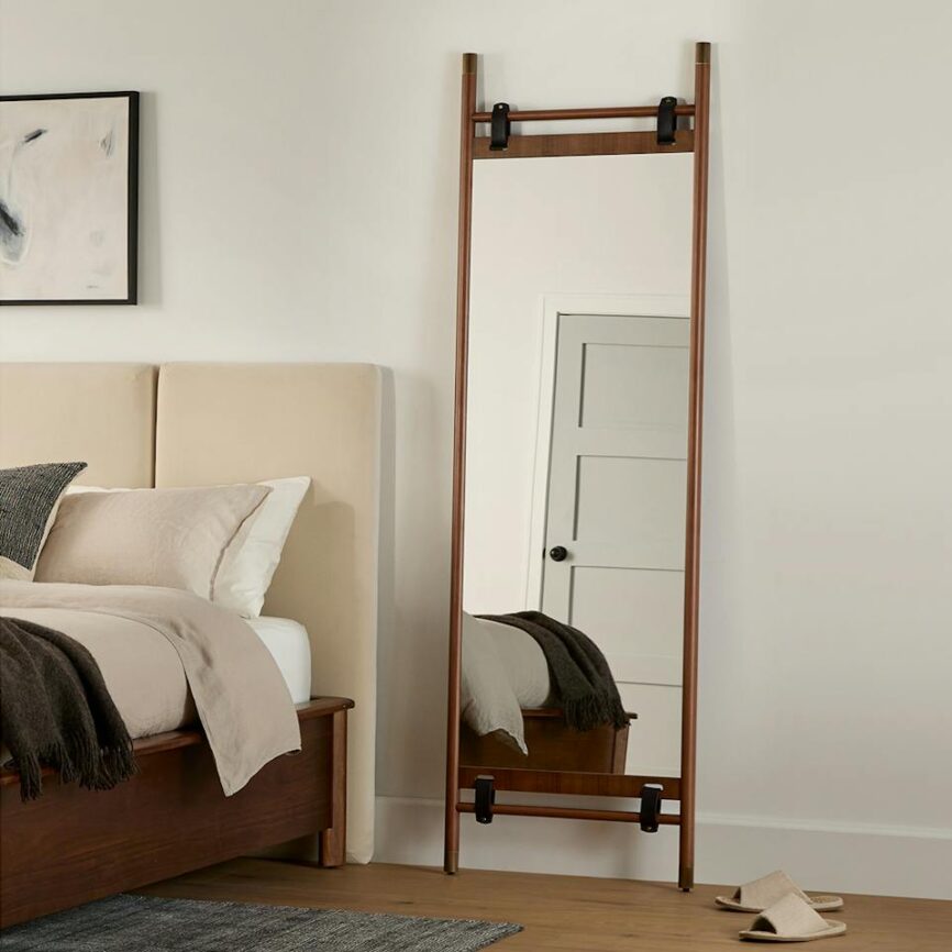 Beau Floor Mirror - Walnut photo 1