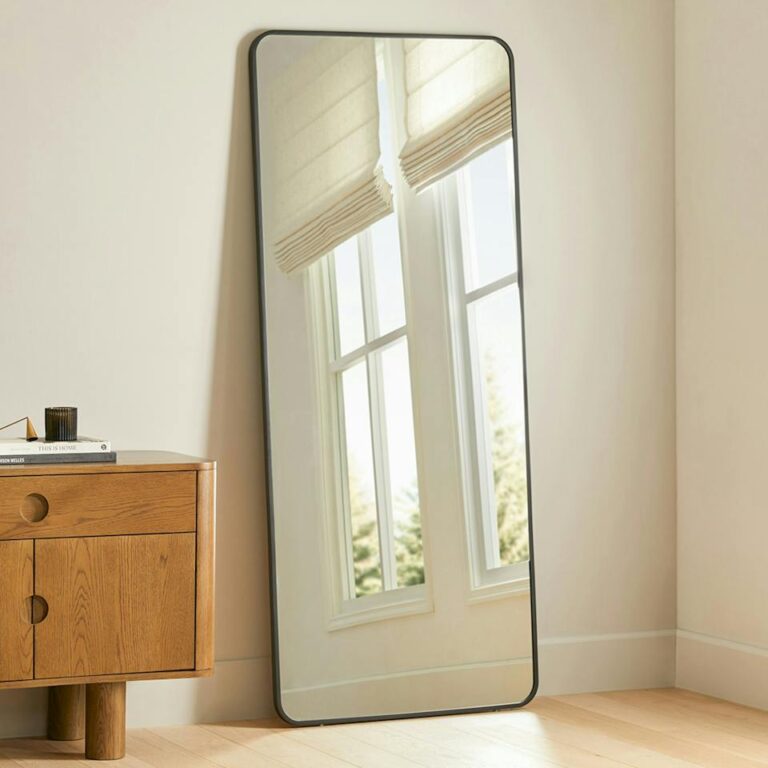 Mansfield Floor Mirror - Black