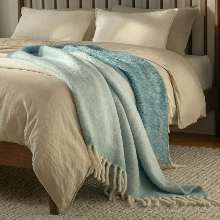 Jadara Throw - Peacock Blue photo 1