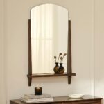Luras Wall Mirror - Walnut