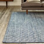 Parallel 8 x 10 Rug - Wave Blue / White