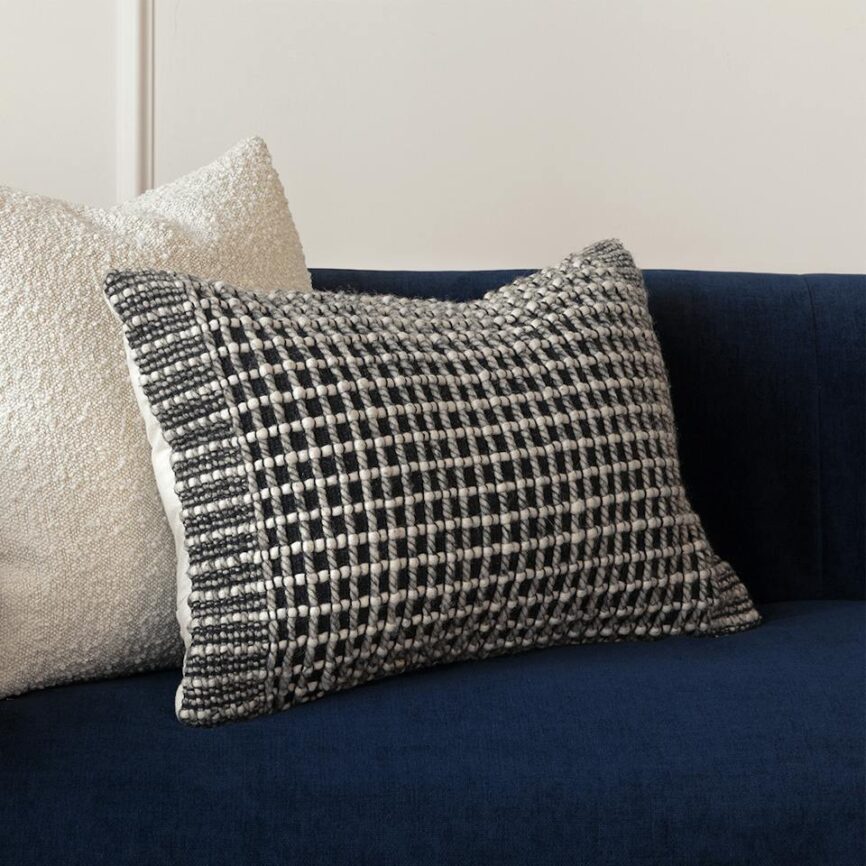 Ren Small Pillow - Black Weave photo 1