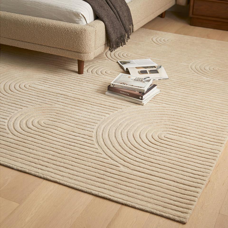 Clem 8 x 10 Wool Rug - Arch Cream photo 1