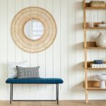 Meron Round Wall Mirror - Natural photo 2