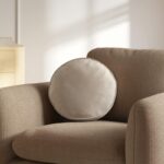 Bonnie Velvet Round Pillow - Plush Pacific Taupe