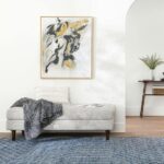 Parallel 8 x 10 Rug - Wave Blue / White photo 2